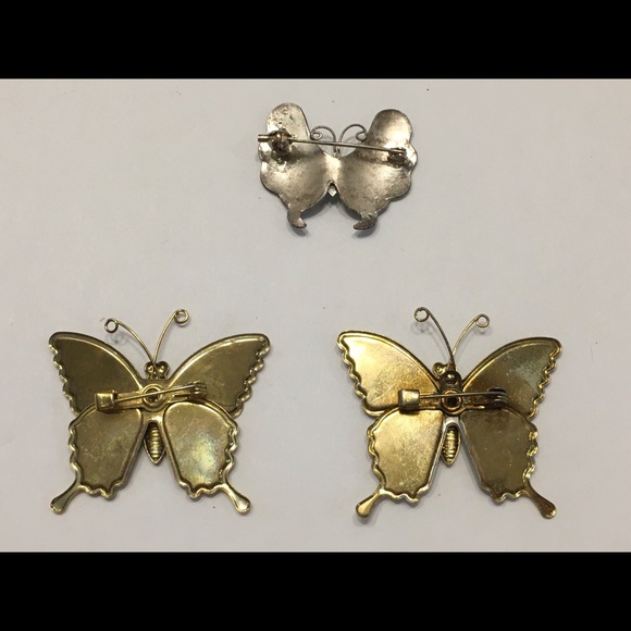 Bundle of Butterfly Brooches - Picture 2 of 7